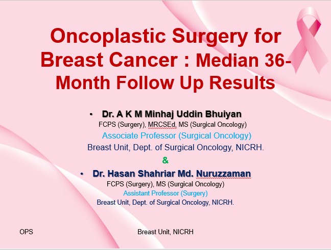 Oncoplastic Breast Surgery:  Median 36-Month Follow Up Results.