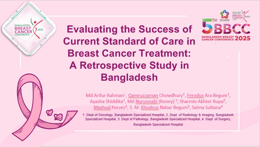 Evaluating the Success of Current Standard of Care in Breast Cancer Treatment: A Retrospective Study in Bangladesh