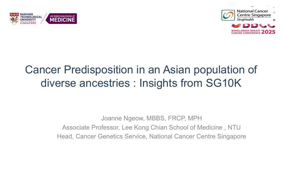 Cancer Predisposition in an Asian population of  diverse ancestries : Insights from SG10K