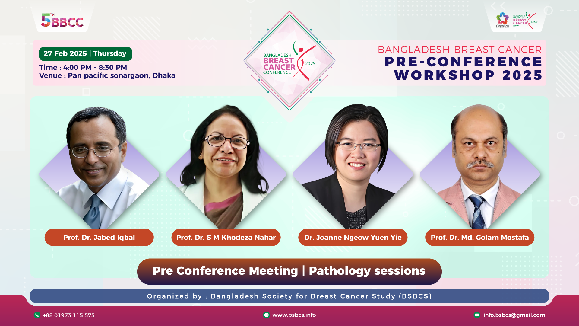 Pathology Session Faculty